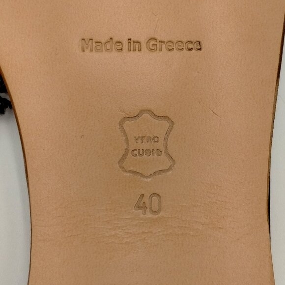 Rare-Kooreloo Alethea Mules Tweed Blue Black Sequins Size 10 NWT - Picture 6 of 9